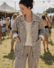 Jacke Canvas Leopard