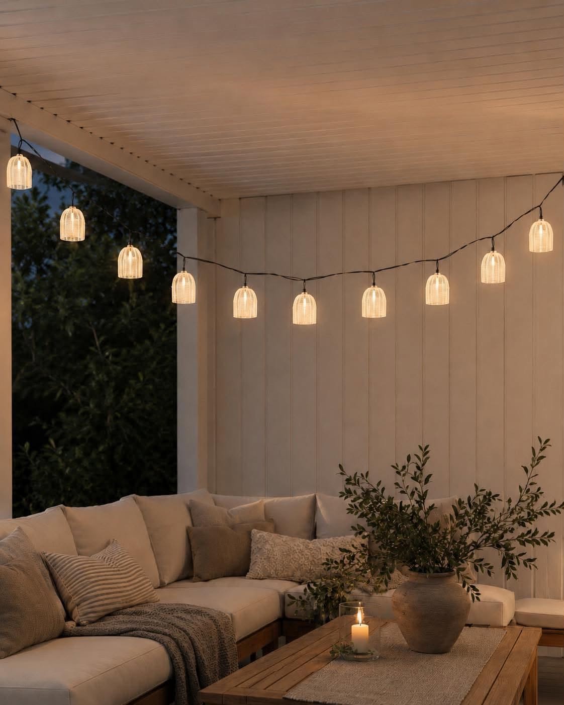 Lichterkette CLEAR mit Solarzellen