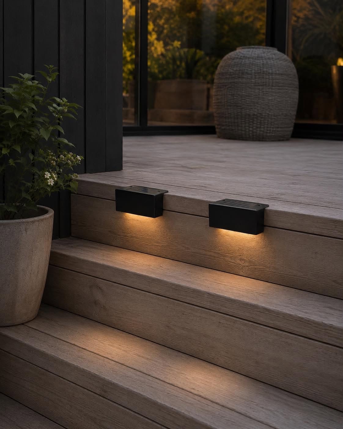 Treppenlicht mit Solar - 2 Stk.