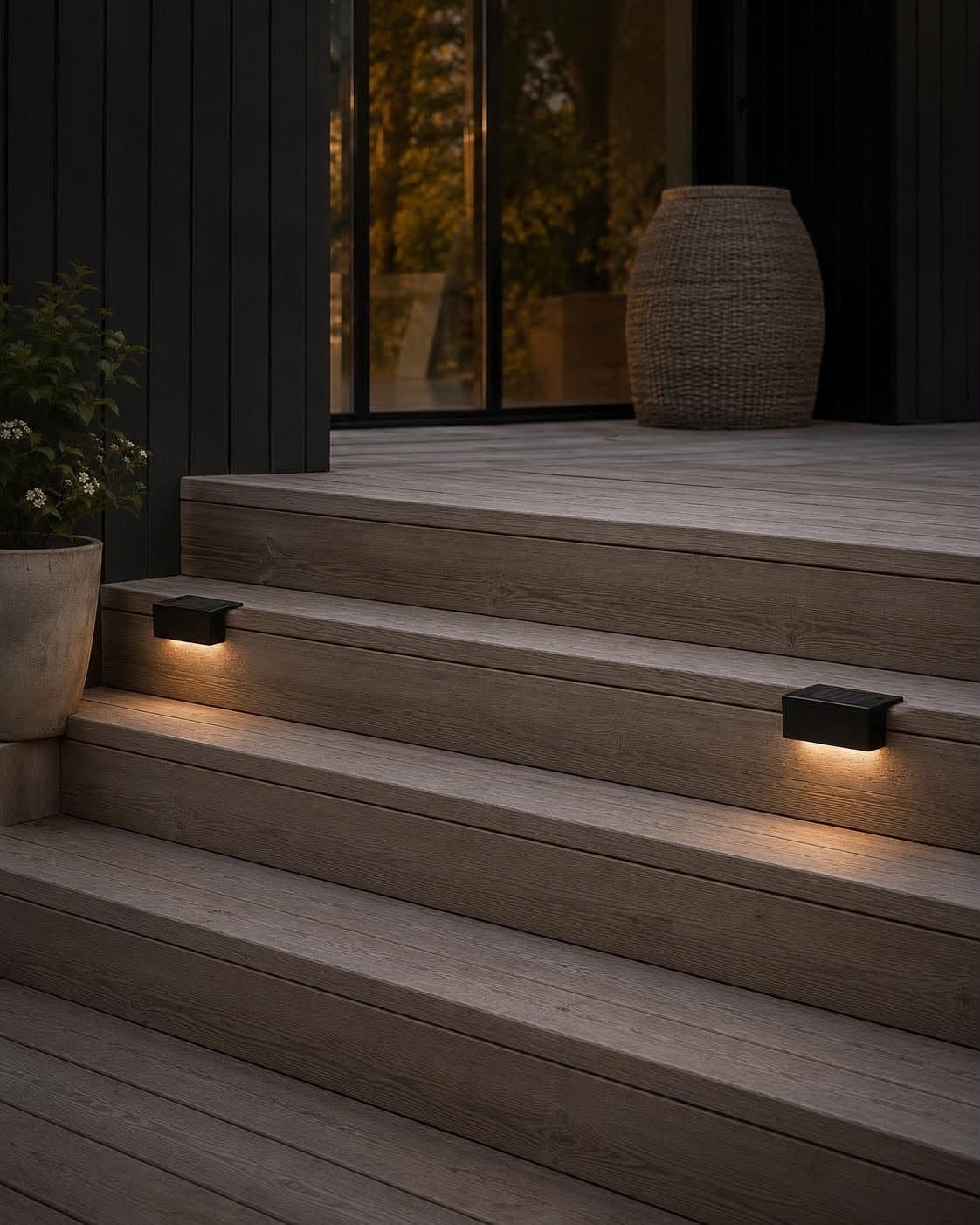 Treppenlicht mit Solar - 2 Stk.