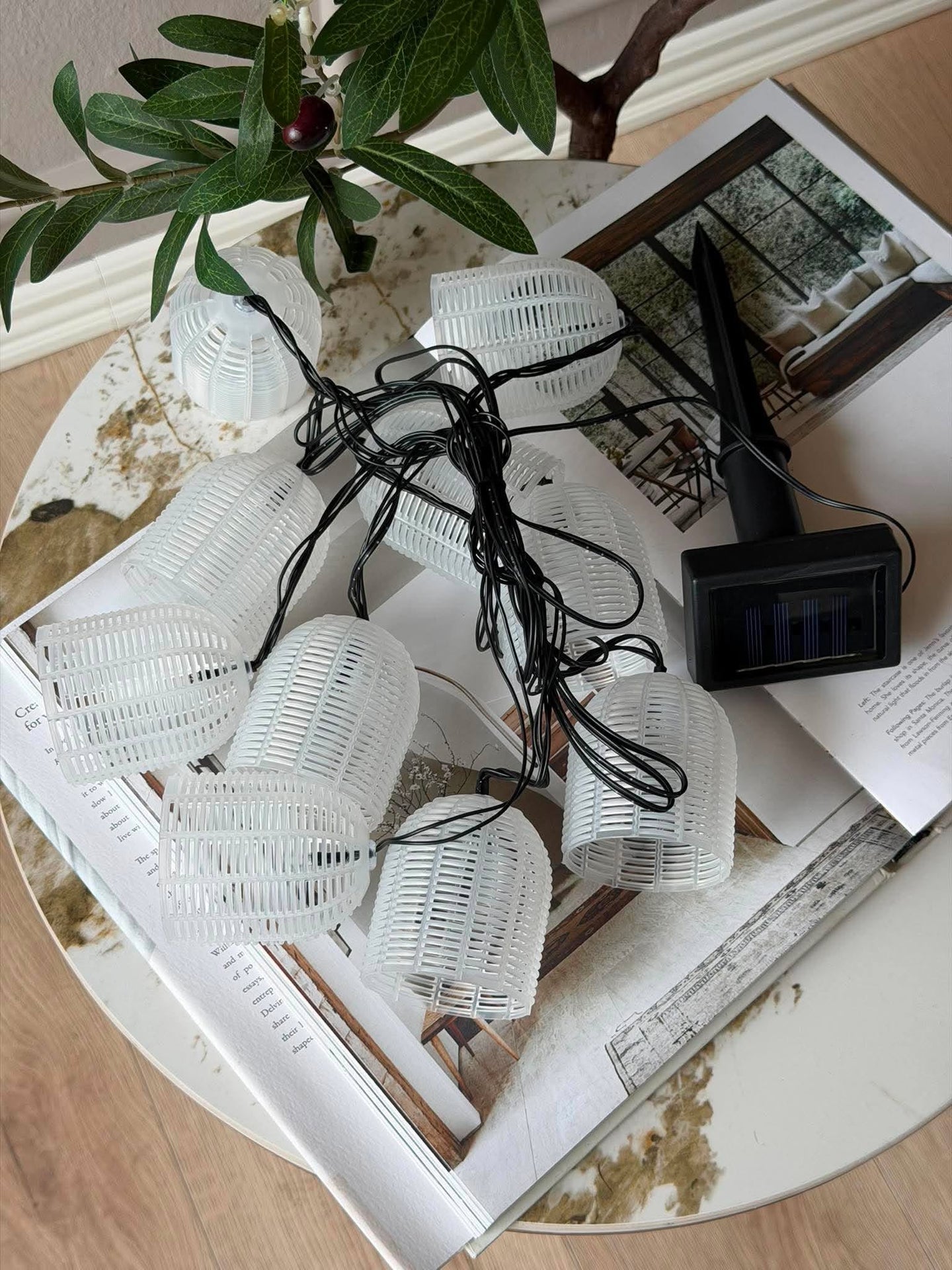 Lichterkette CLEAR mit Solarzellen