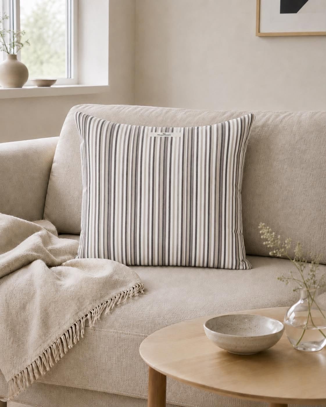 Kissenbezug by Mogensen - Small Stripes 50x50
