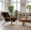 Lammfell Braun 60x90