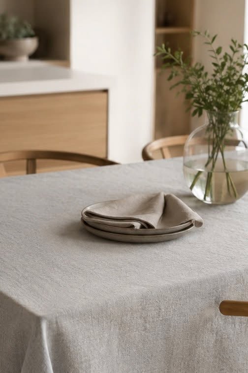 Tischdecke Beige 150x240