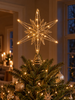 Stern mit 20 LED-Lichtern – Champagner-Gold