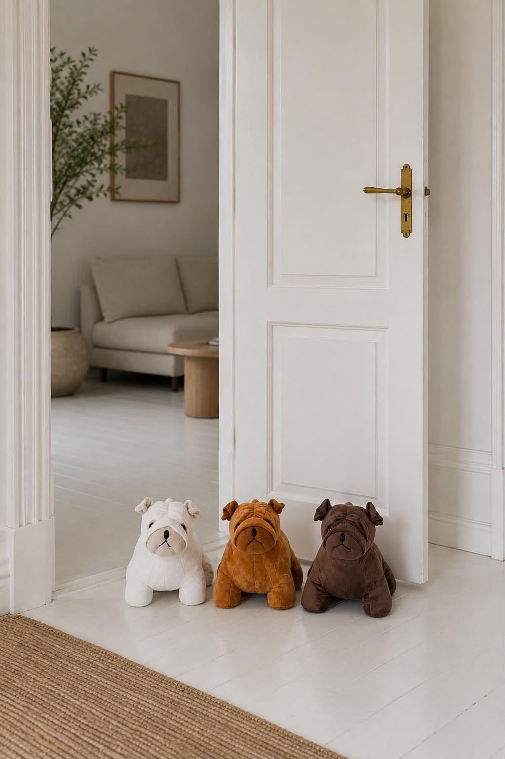 Dørstoppe Fransk bulldog - Dark brown