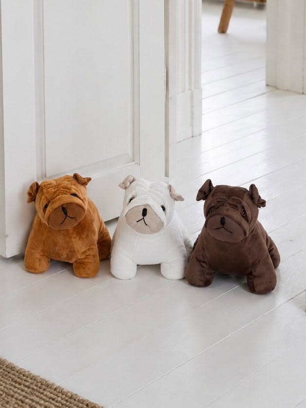 Dørstoppe Fransk bulldog - Beige