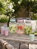 Dispenser med drikkeglas - flere farver