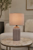 Tischlampe Taupe