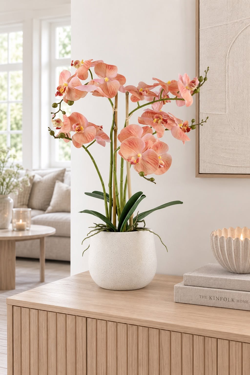 Orchidee im Topf - Rosa 50cm