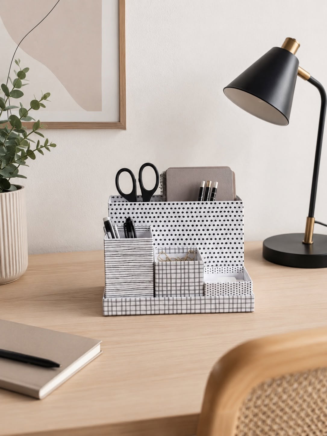 Büroset mit 5 Aufbewahrungsboxen