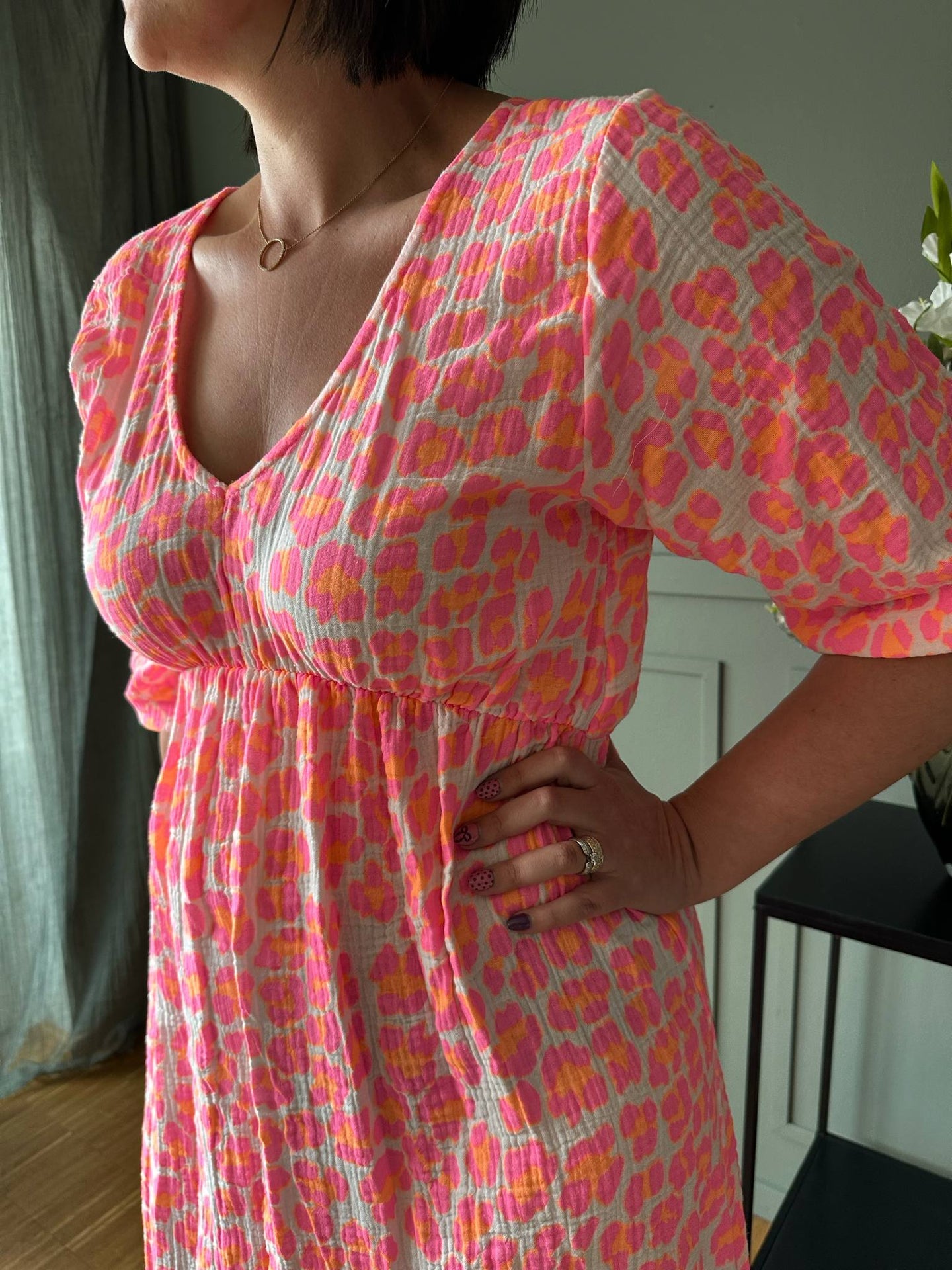 Kleid Andrea - White Leo