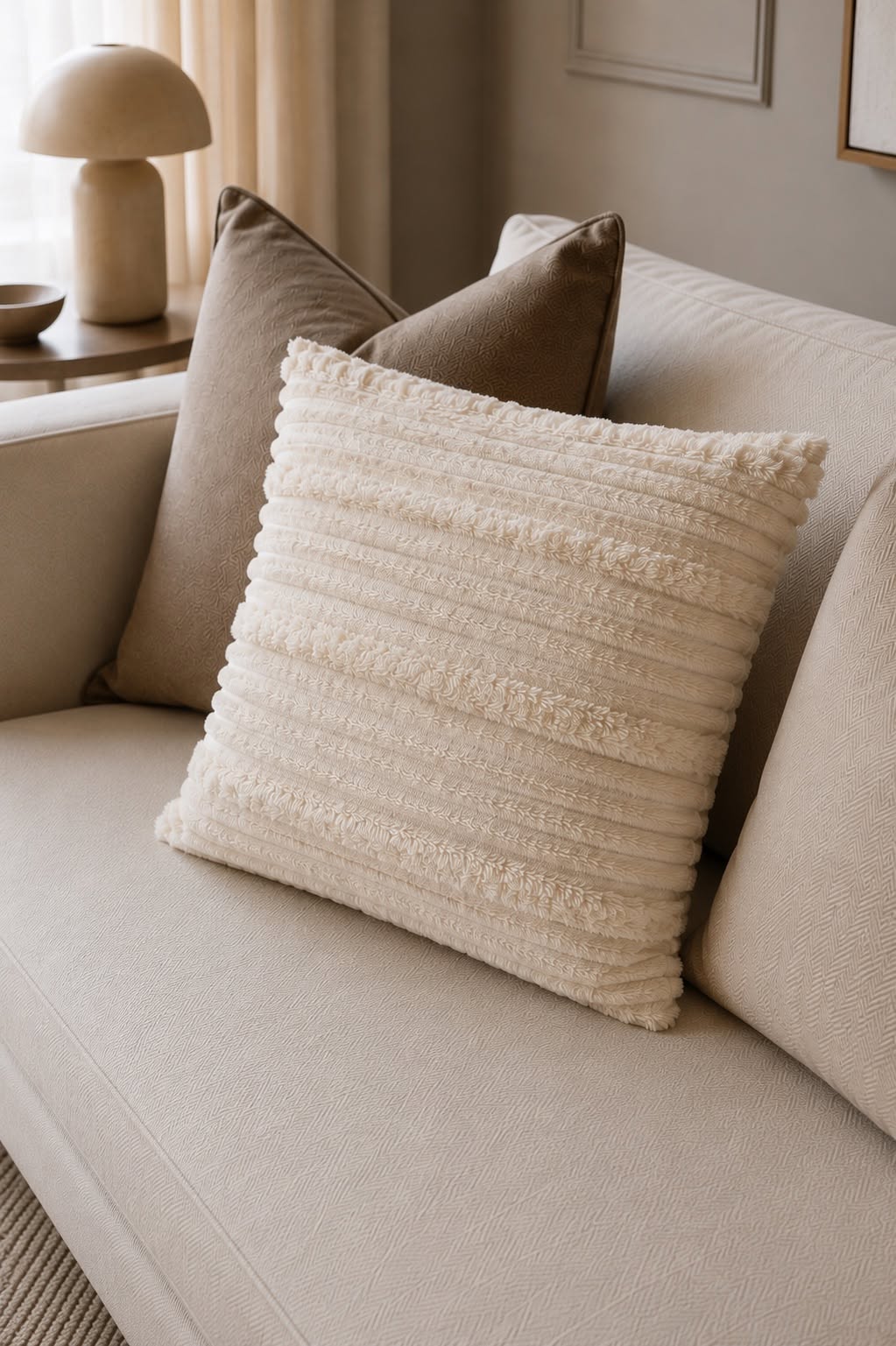 Kissen mit Füllung 45x45 cm - White