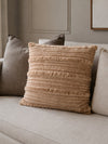 Kissen mit Füllung 45x45 cm - Beige