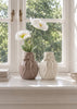Vase mit Schleife - White