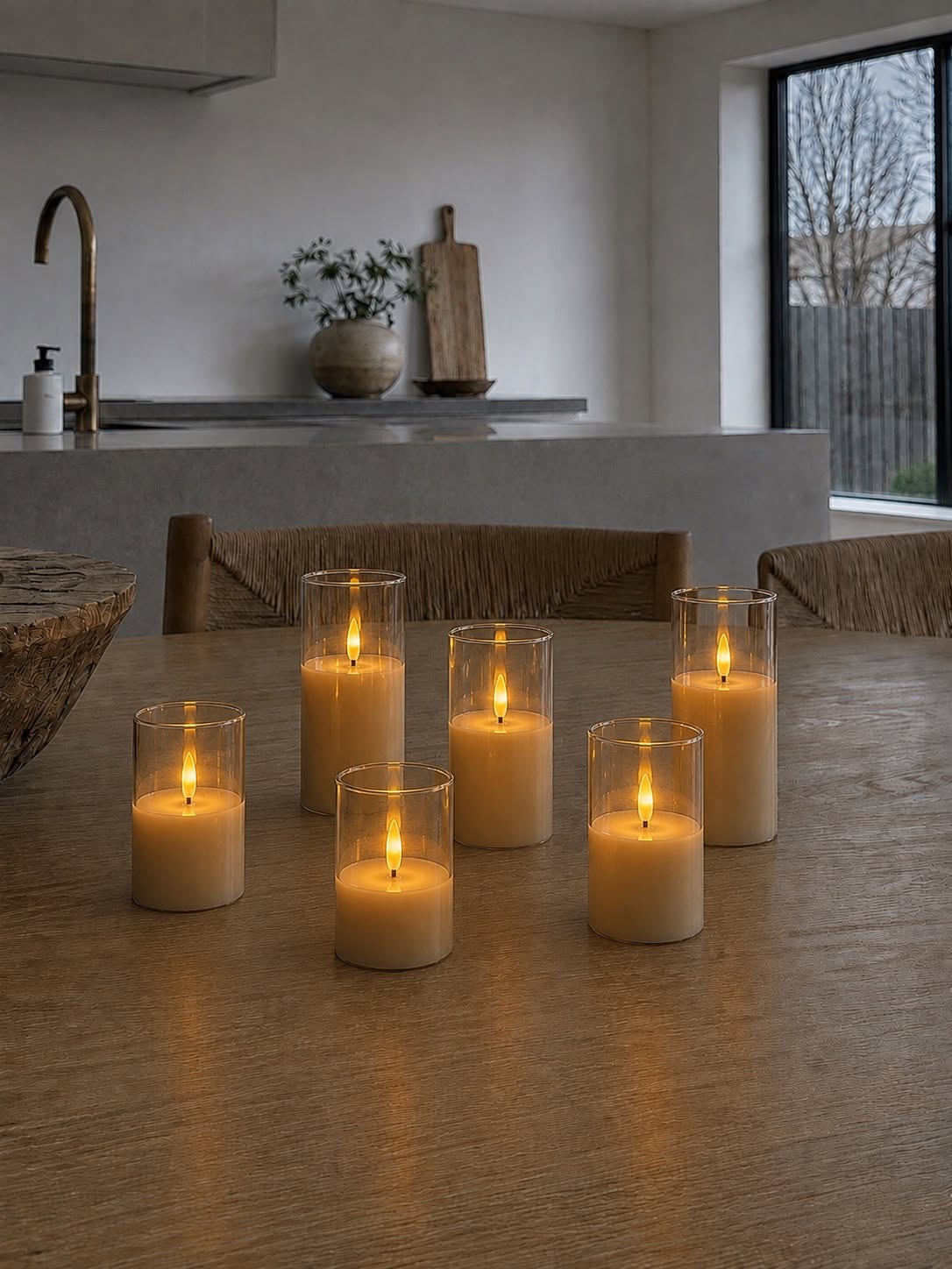 LED-Licht aus Glas - mehrere Größen