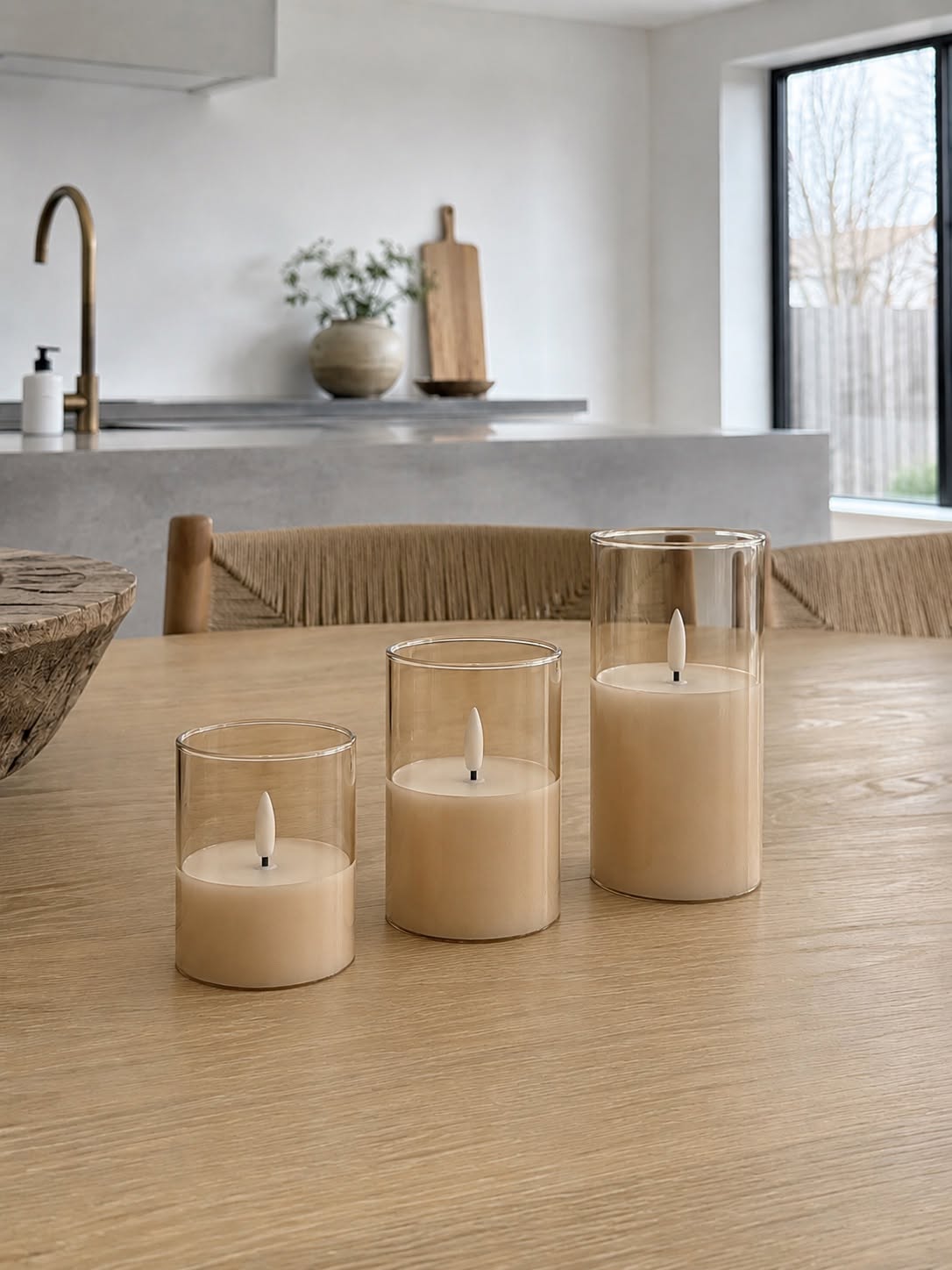 LED-Licht aus Glas - mehrere Größen