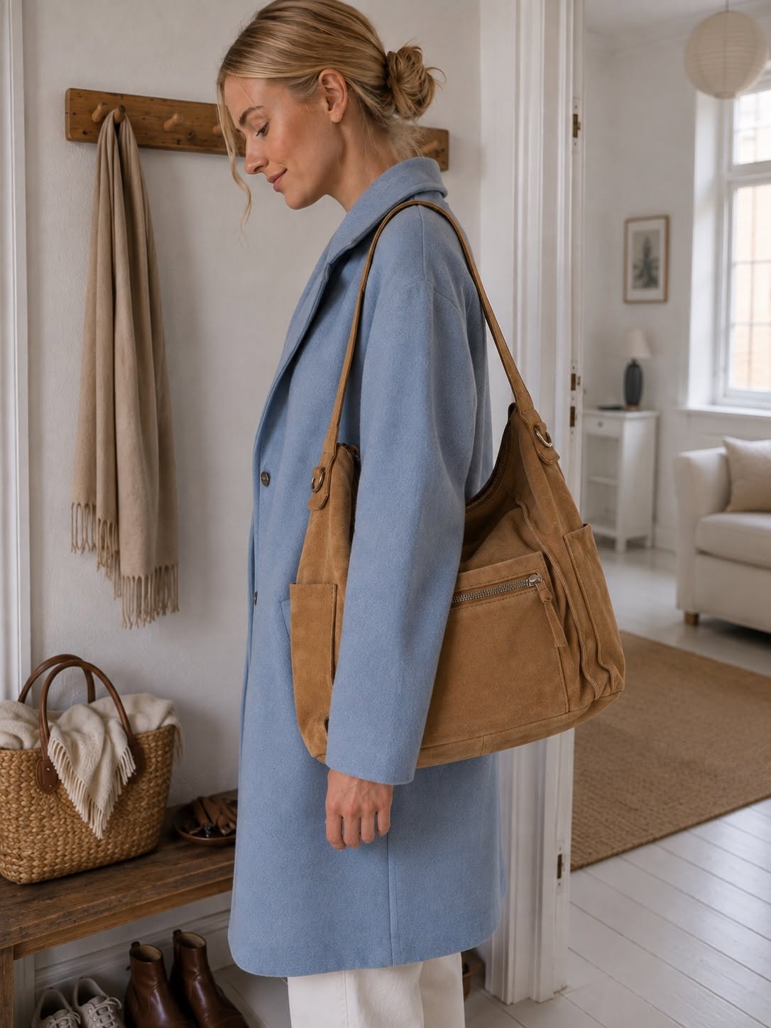 Crossover XL Wildleder camel