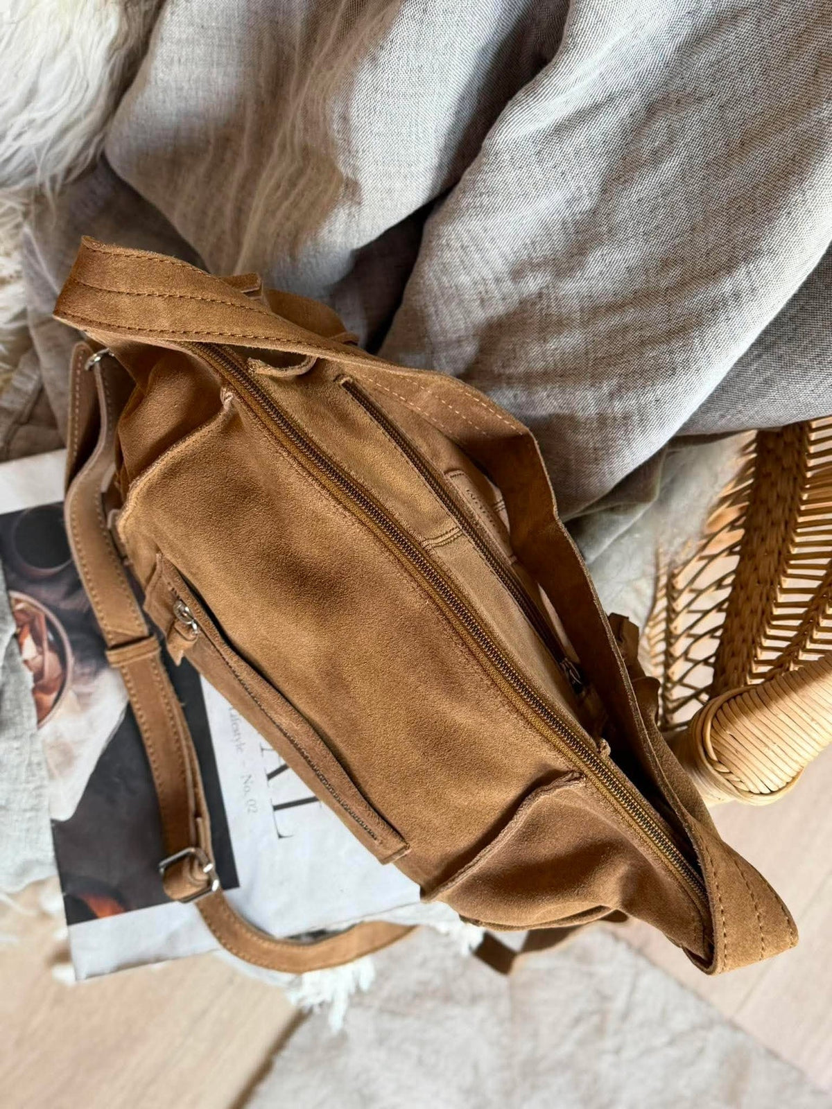 Crossover XL Wildleder camel