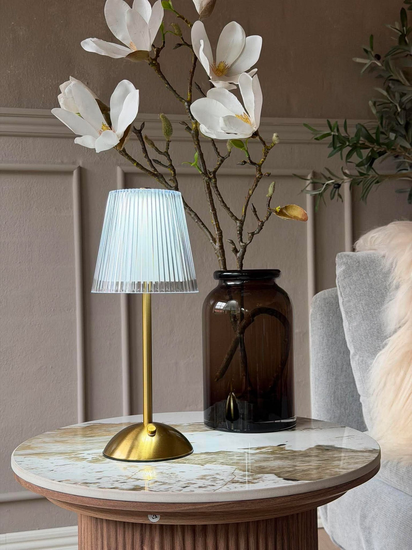 LED-Tischlampe GOLD - Set mit 2 Lampen