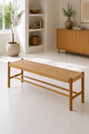 Bank Eiche natur - 120 cm