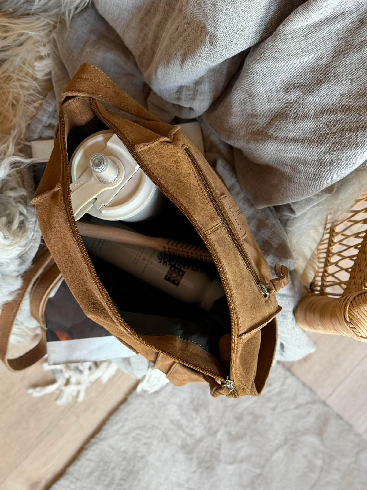 Crossover XL Wildleder camel