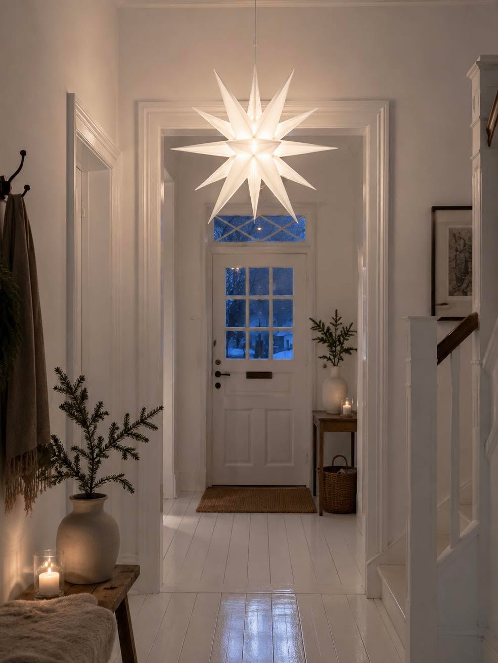 Stern mit LED-Licht - mehrere Größen