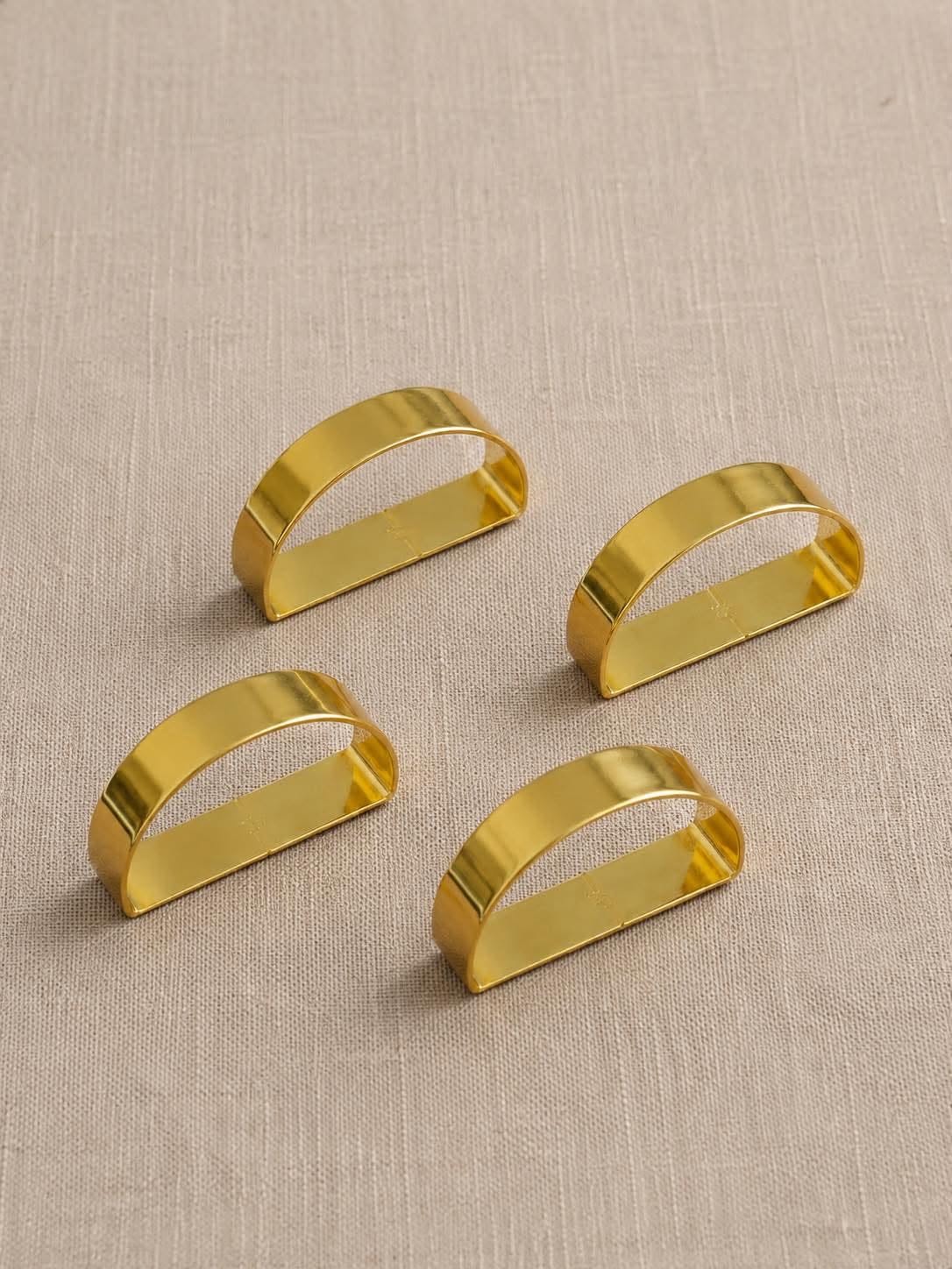 Serviettenringe Gold - 4 Stk