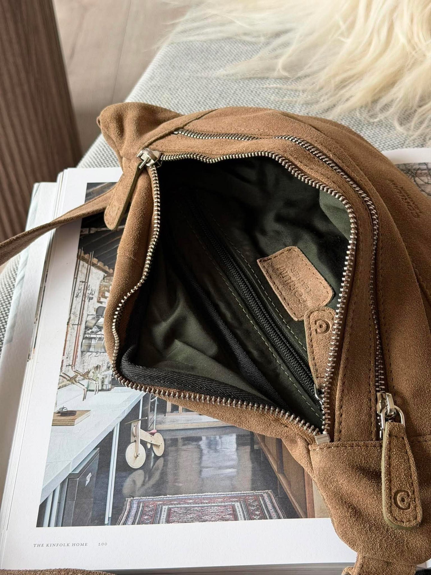 Bumbag Veloursleder
