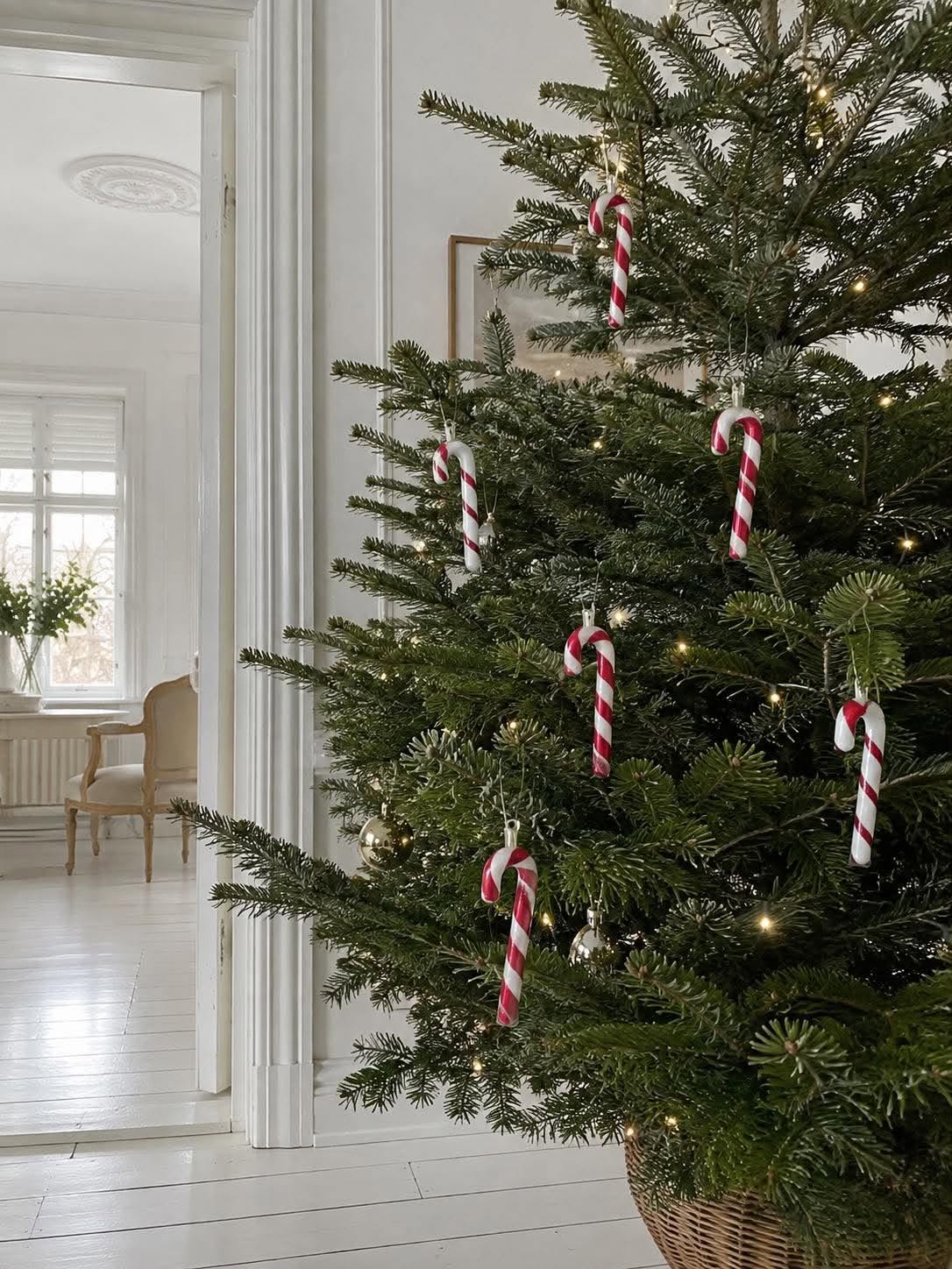 Weihnachtsstange zum Aufhängen - 6 Stk.