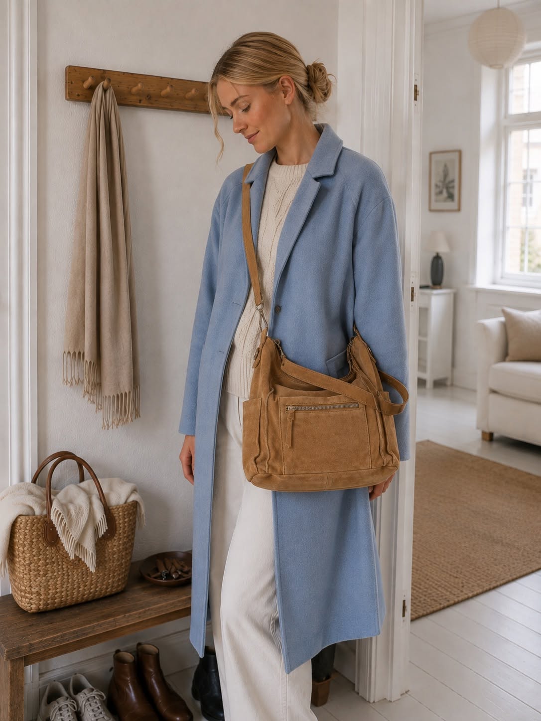 Crossover XL Wildleder camel