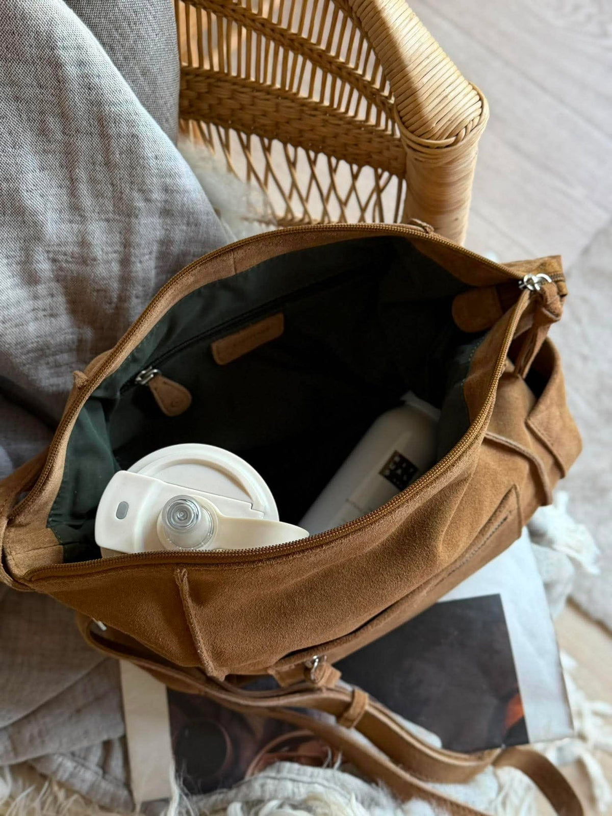 Crossover XL Wildleder camel