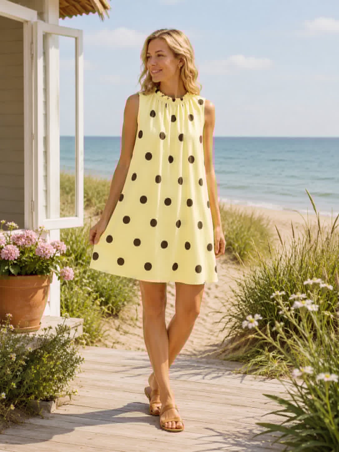Kleid Luppa gelb