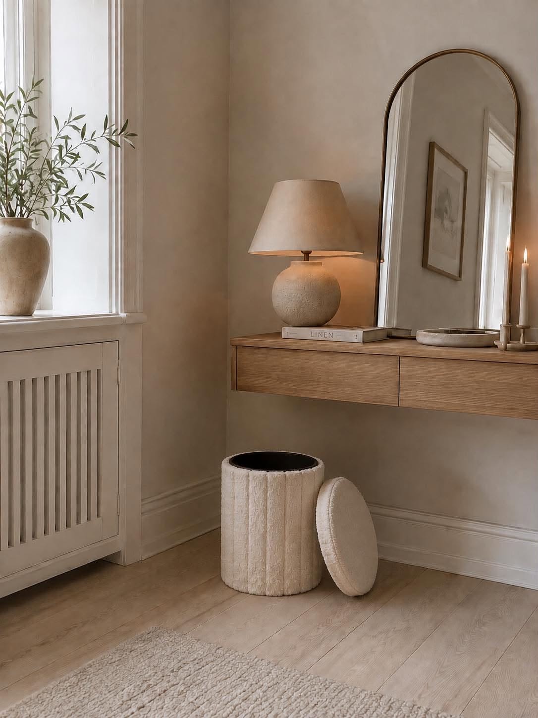Hocker mit Stauraum
