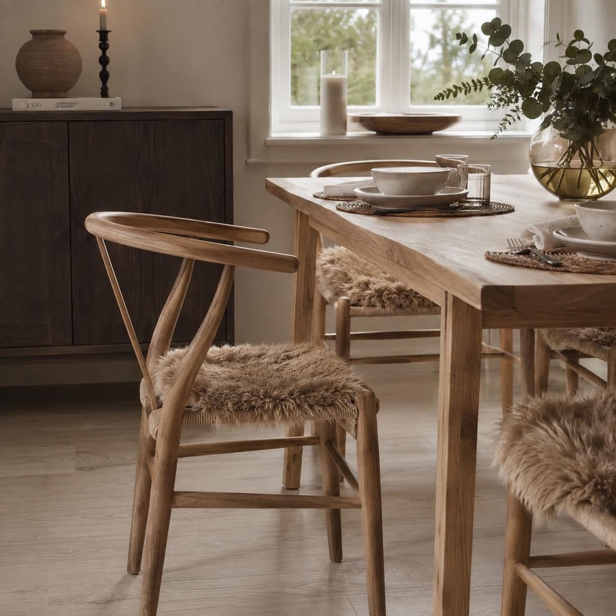 Sitzfell - Taupe 40x40