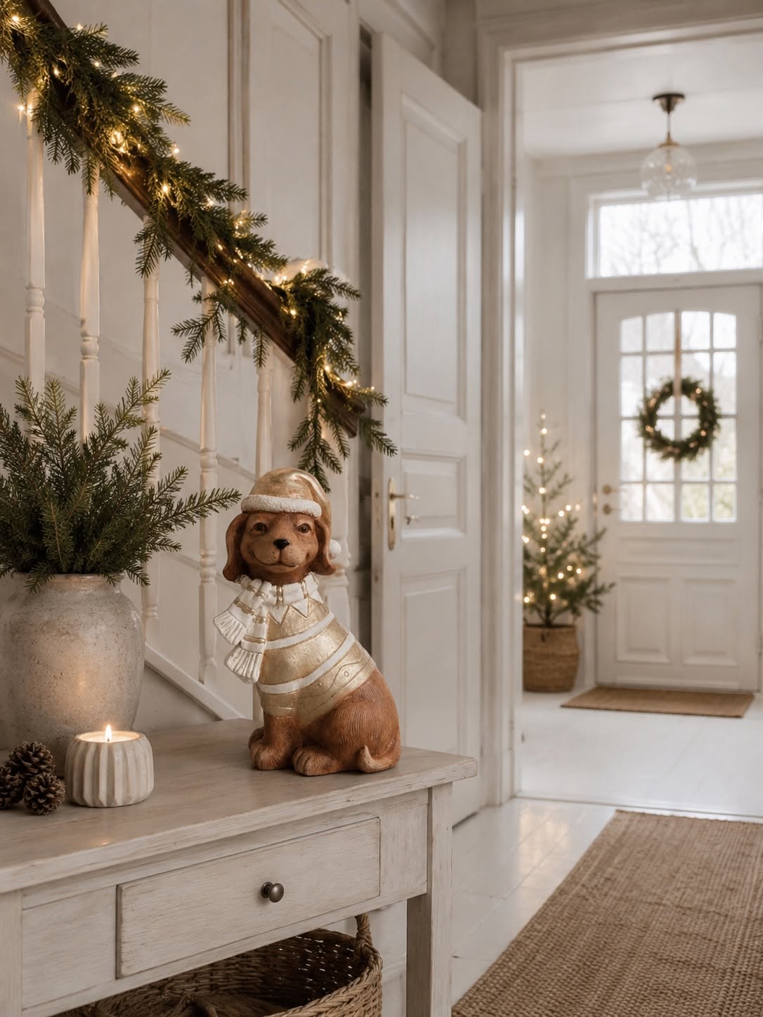 Weihnachtsdackel - beige
