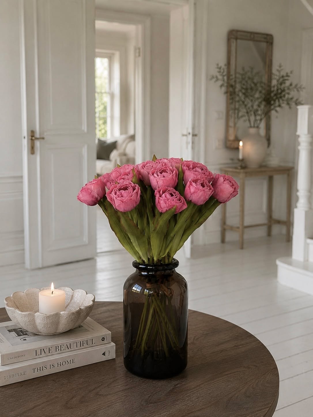 Strauß Seiden-Tulpe - Pink