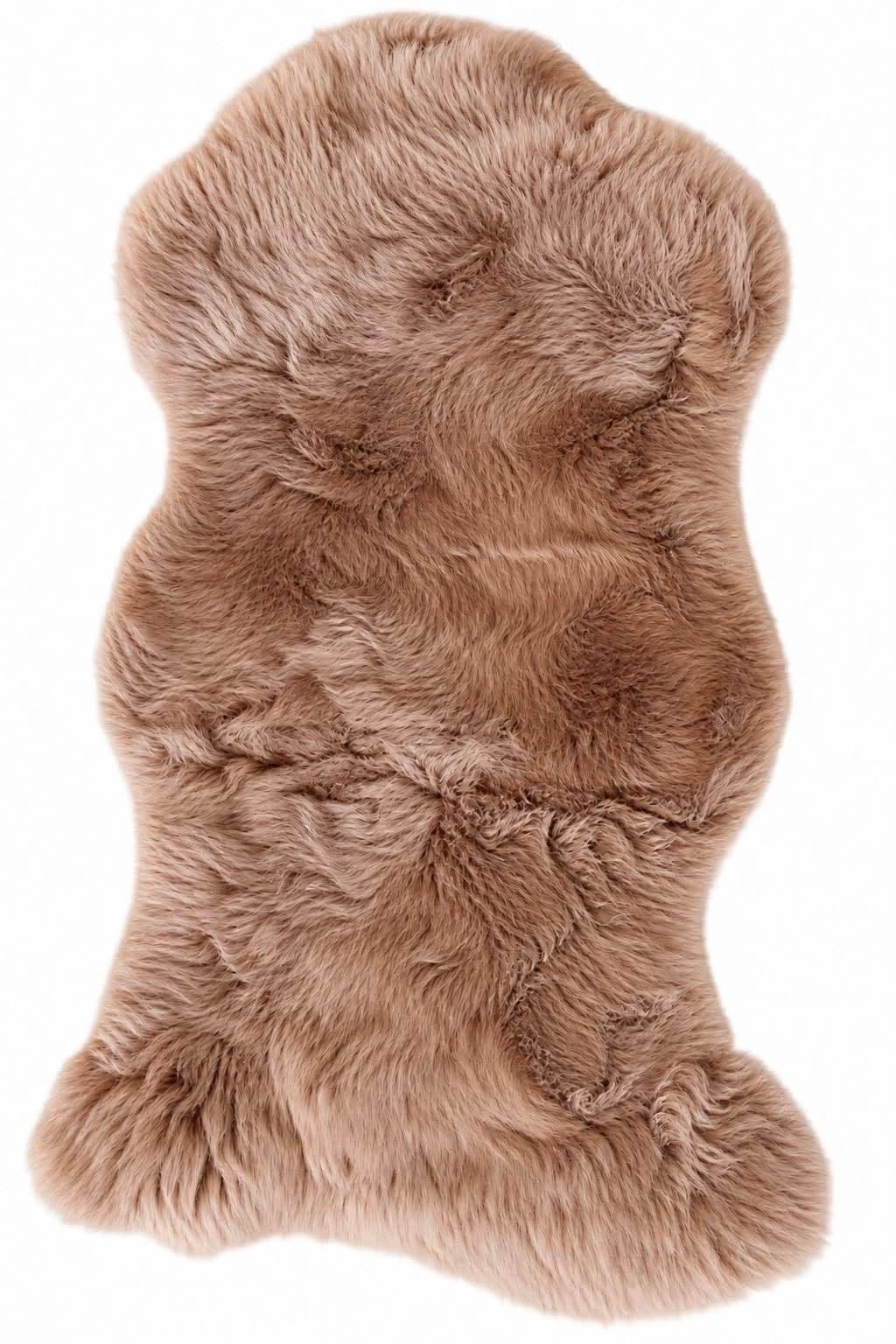 Lammfell – Taupe 140 cm