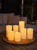 XL-Lichtpaket 7 Stk. Blockkerzen
