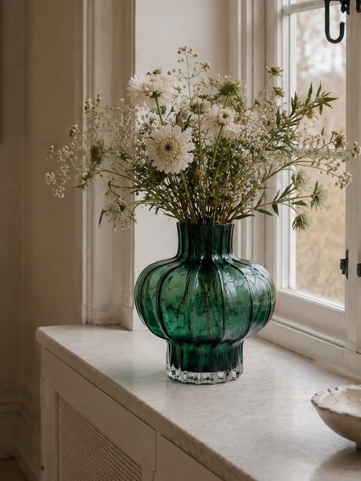 Vase grün