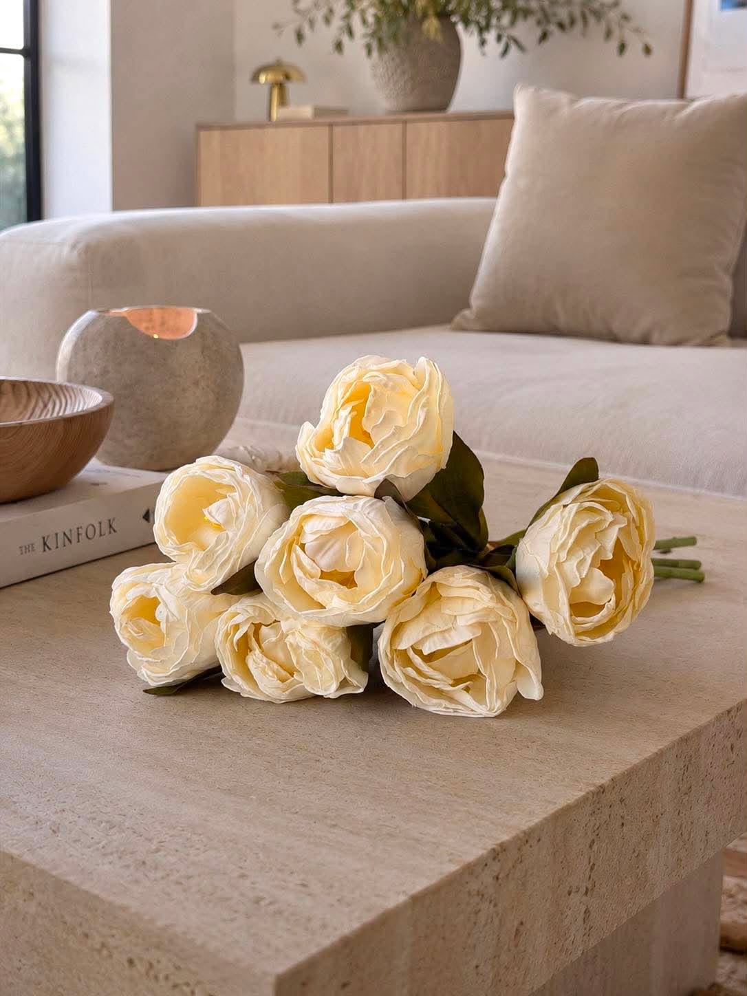 Strauß Seiden-Tulpe - Creme