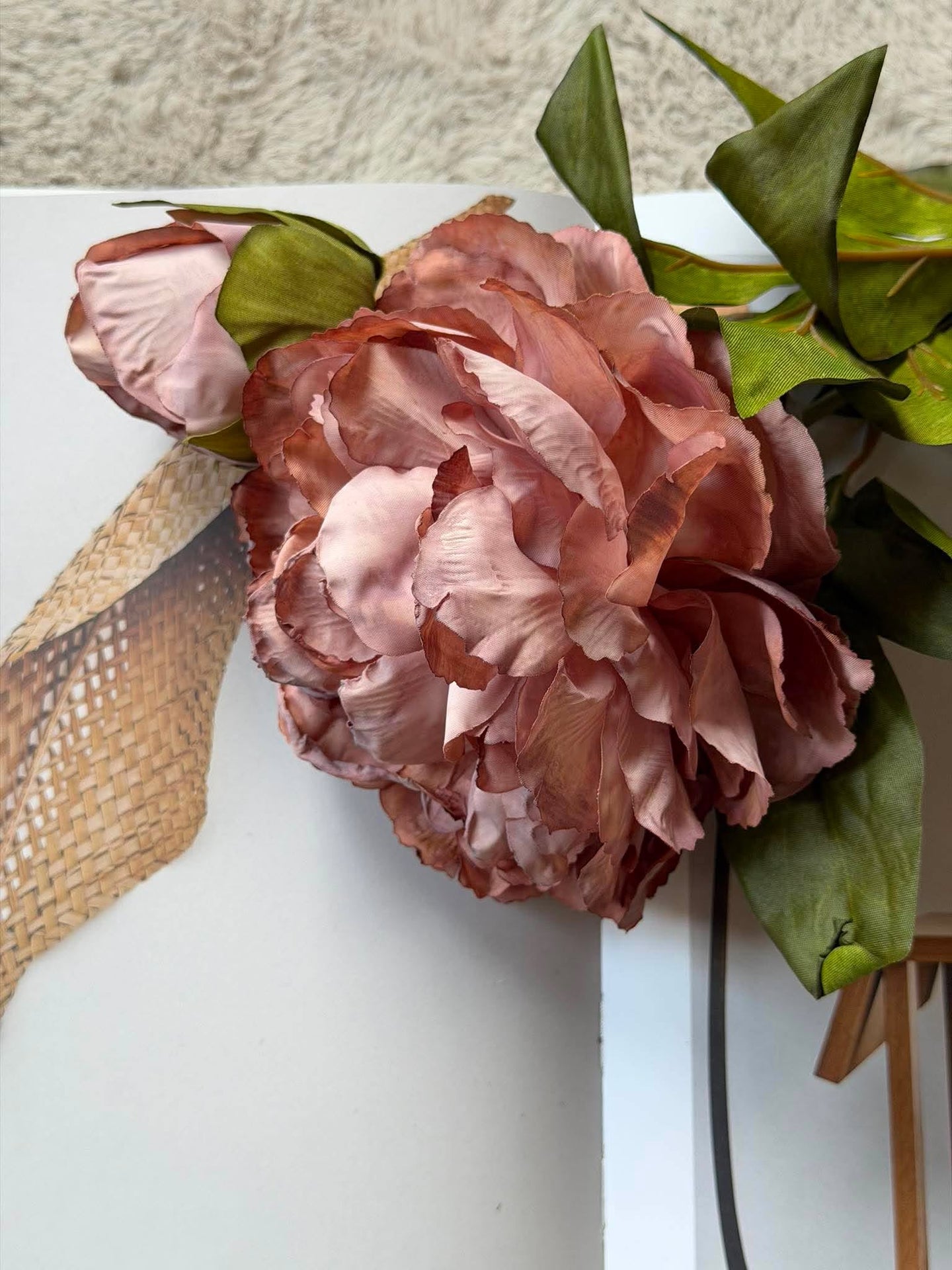 Pfingstrose 69cm - Dusty rose