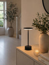 LED Tischlampe wiederaufladbar – Lux Black