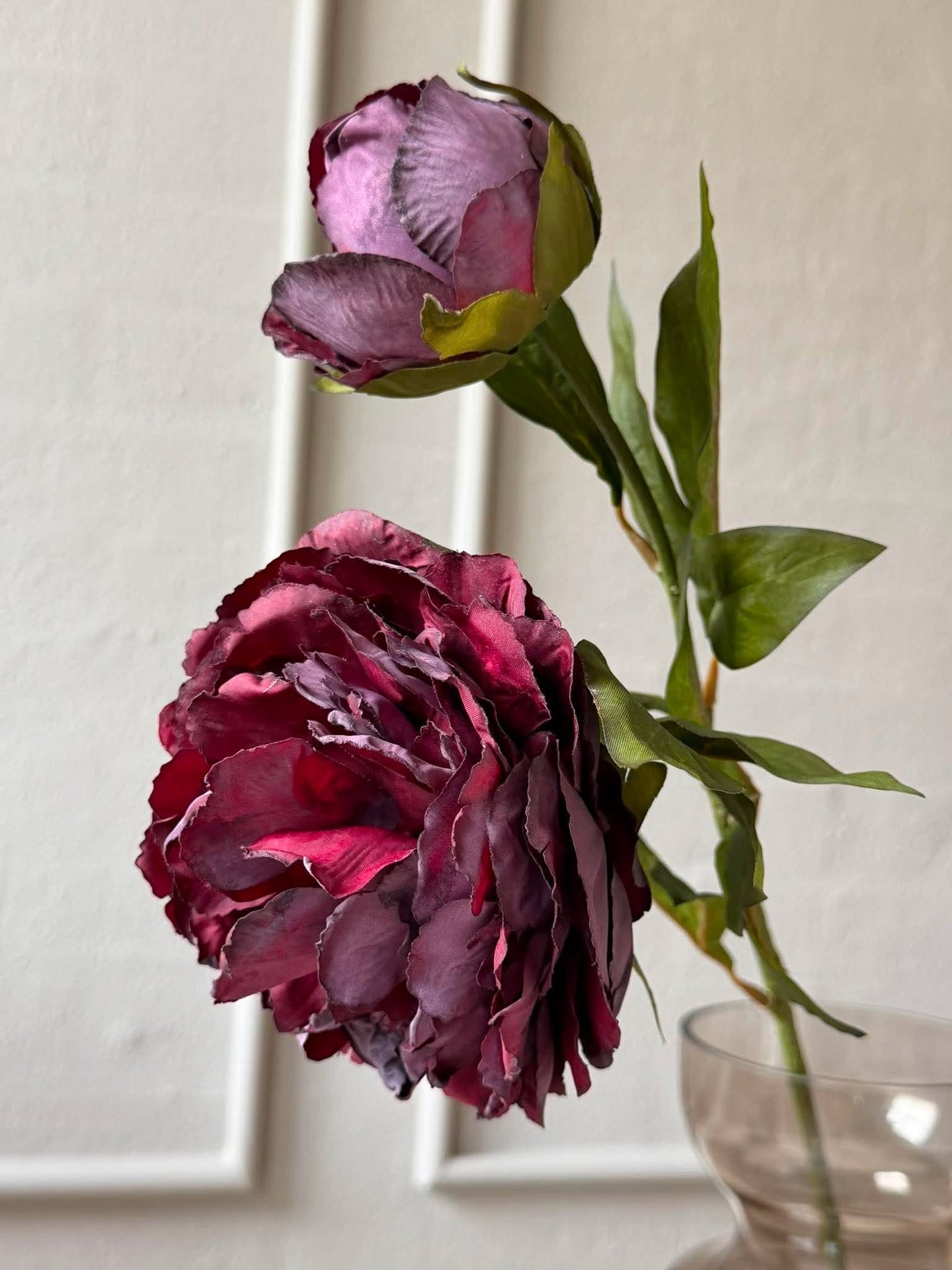 Pfingstrose 69 cm - Bordeaux