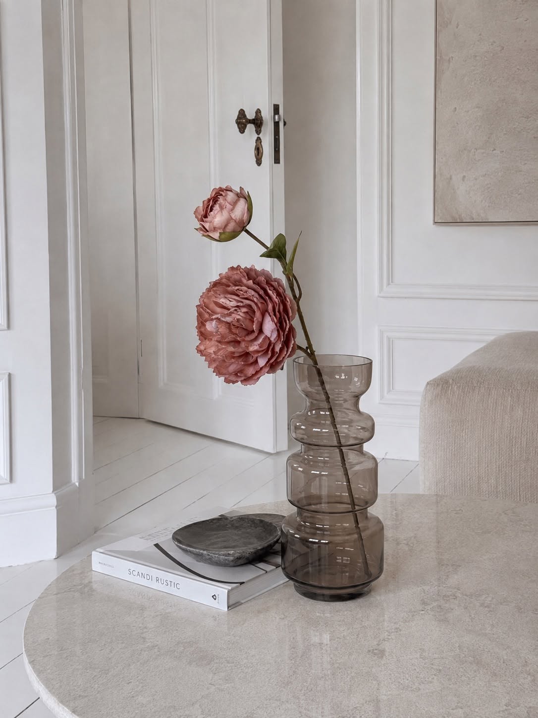 Pfingstrose 69cm - Dusty rose