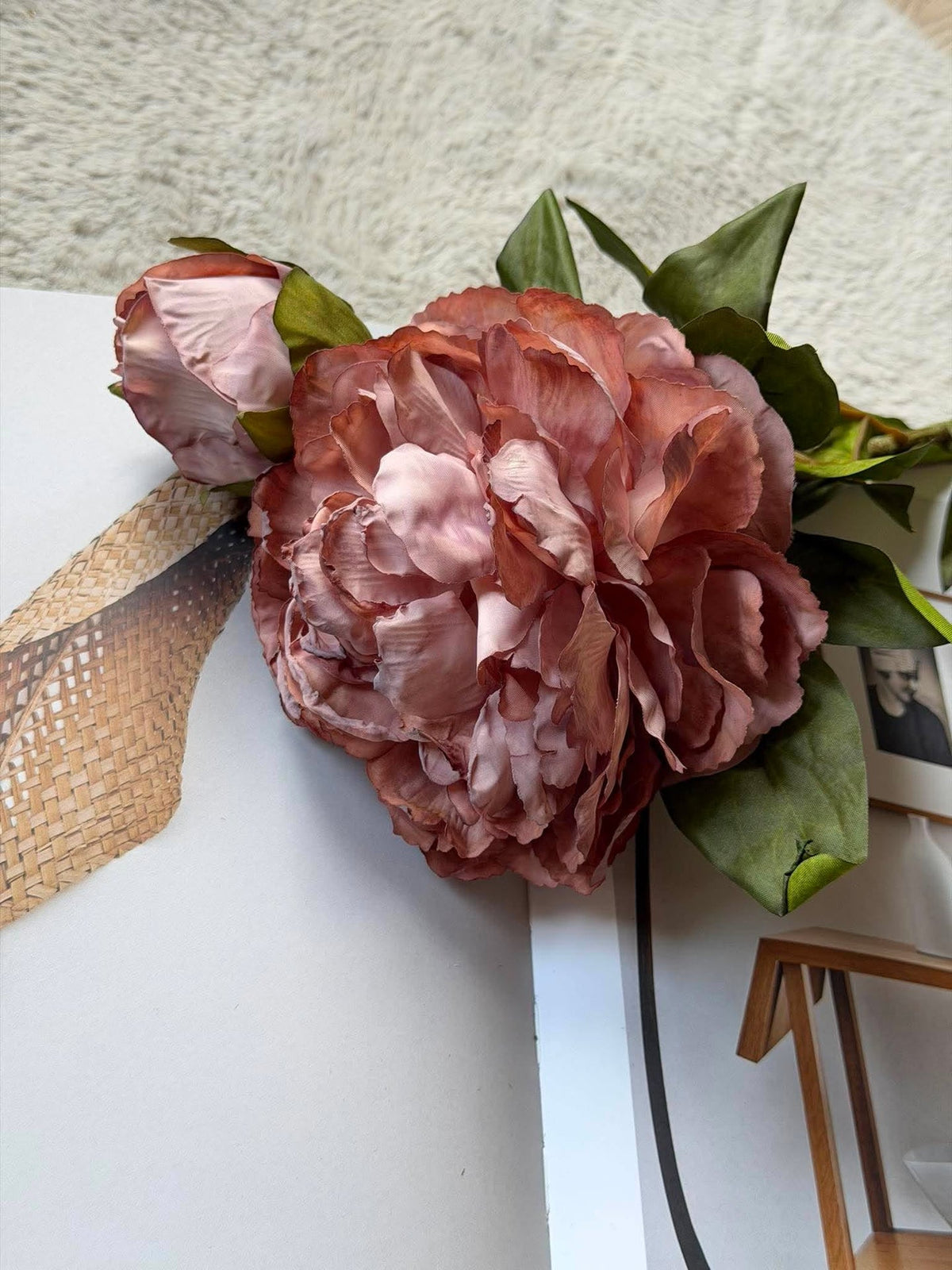 Pfingstrose 69cm - Dusty rose
