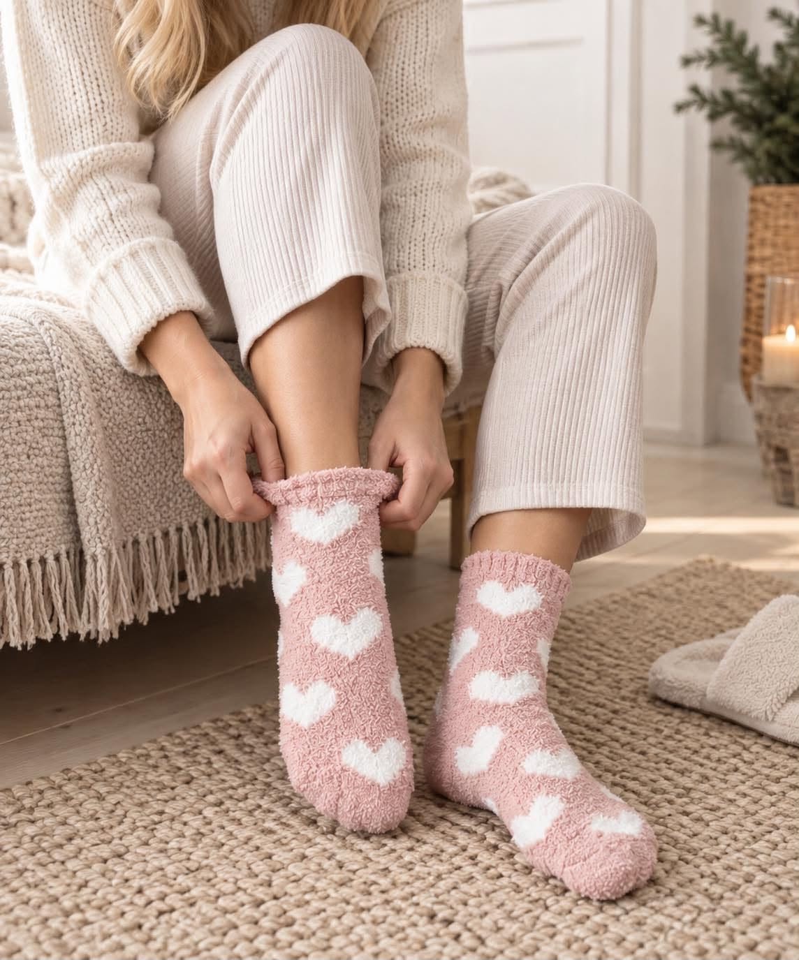 Socken COZY - Herz MIX
