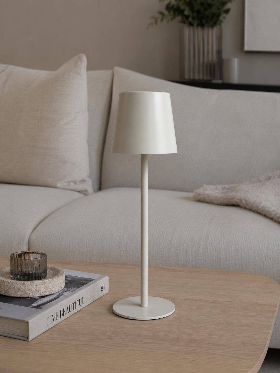 Wiederaufladbare Lampe - Cream