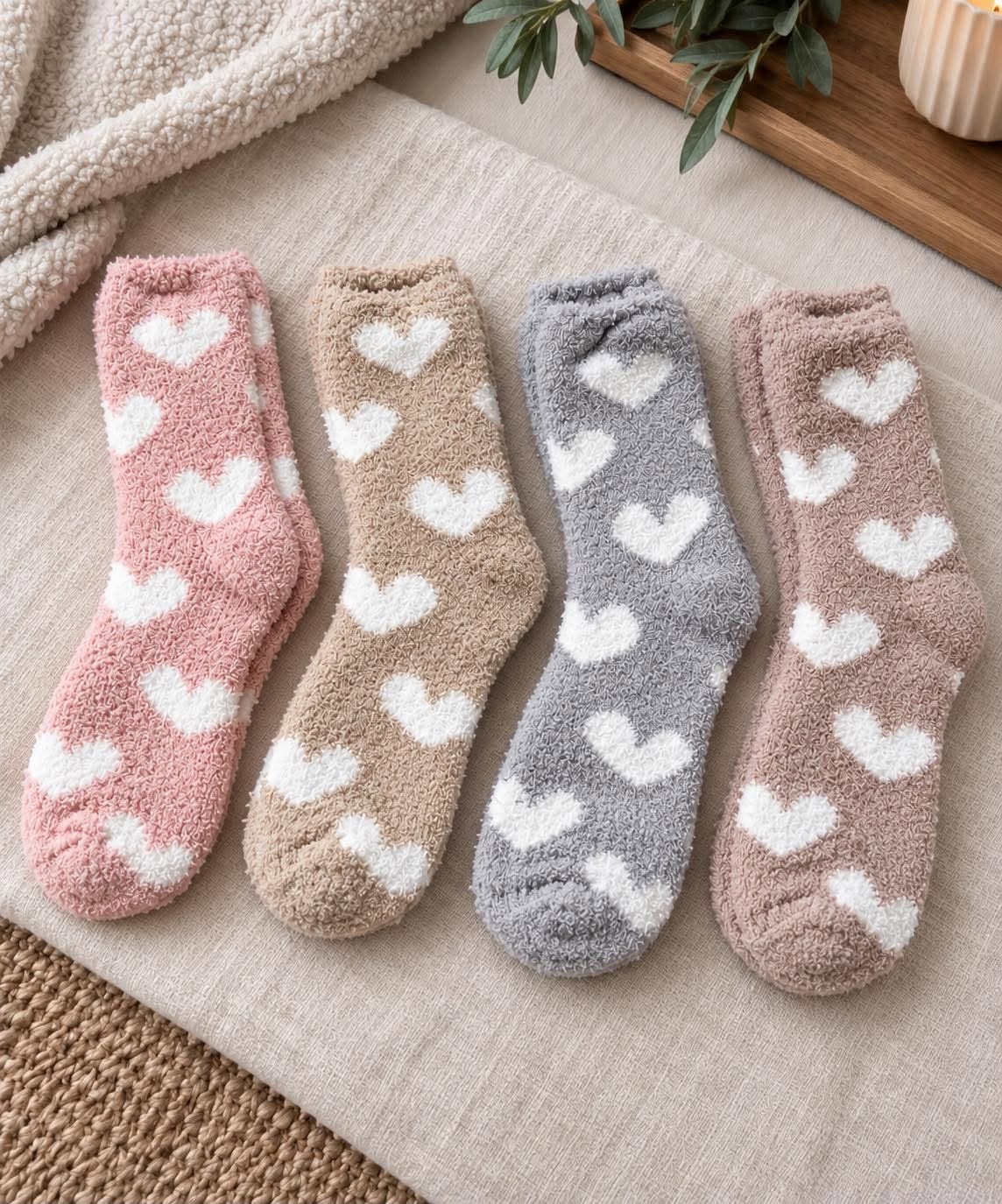 Socken COZY - Herz MIX