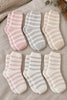 Socken 2 Paar COZY - Gestreiftes MIX